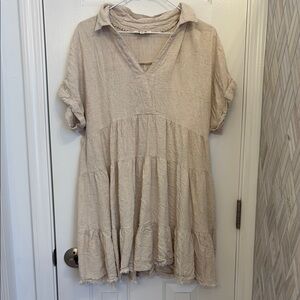Beige Women's Dress